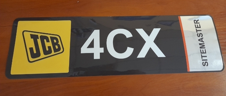 Наклейка JCB 4Cx SITEMASTER