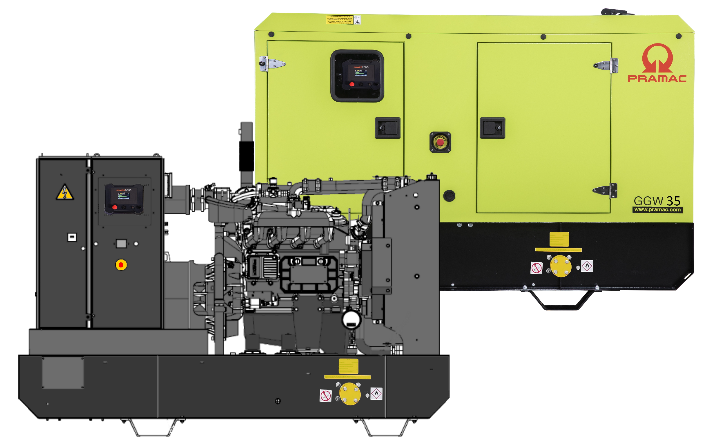Газовий генератор Pramac GGW 35 G, 35 kVA/28 kW